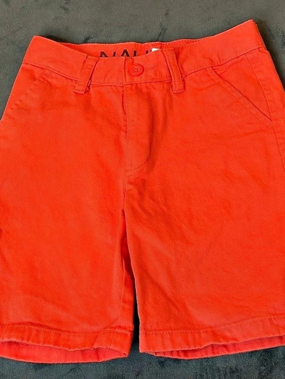 Nautica Bermuda Shorts Cotton Orange Size 6 Like New